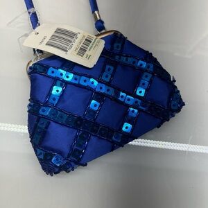 Blue Sequin Women's Bag